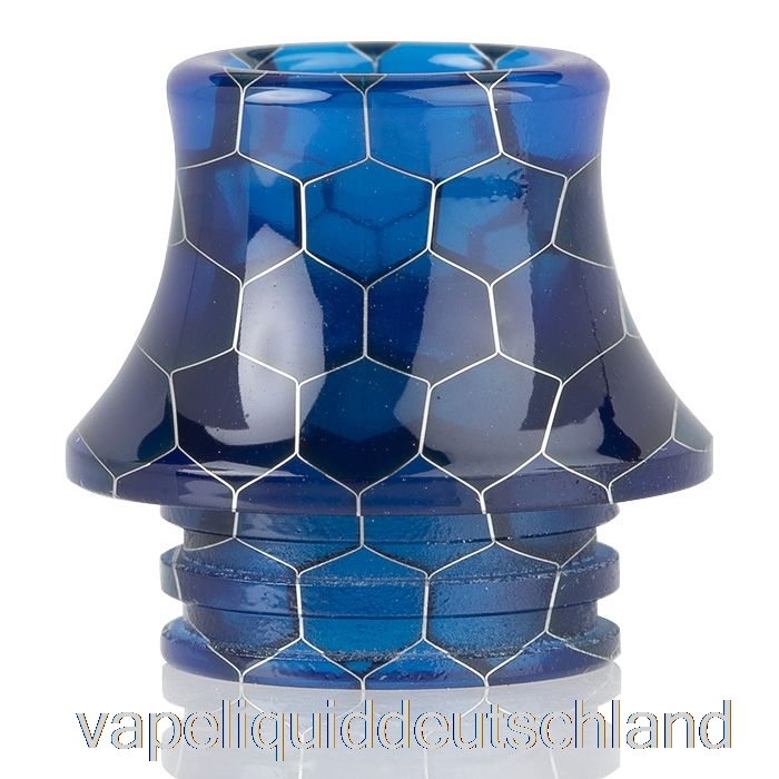 810 Cone Snake Skin Resin Drip Tip Dunkelblau Vape Deutschland